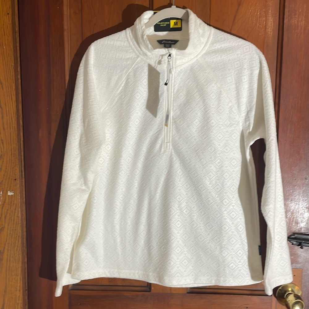 W’s Eddie Bauer Fleece Quarter Zip, size M